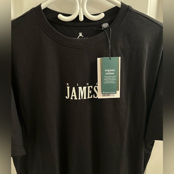 Only & Sons CelebrityIcons Lebron James “King James” Men’s Black T-shirt Sz M - Picture 7 of 12